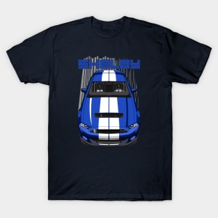 Shelby GT500 S197 - Blue & White T-Shirt
